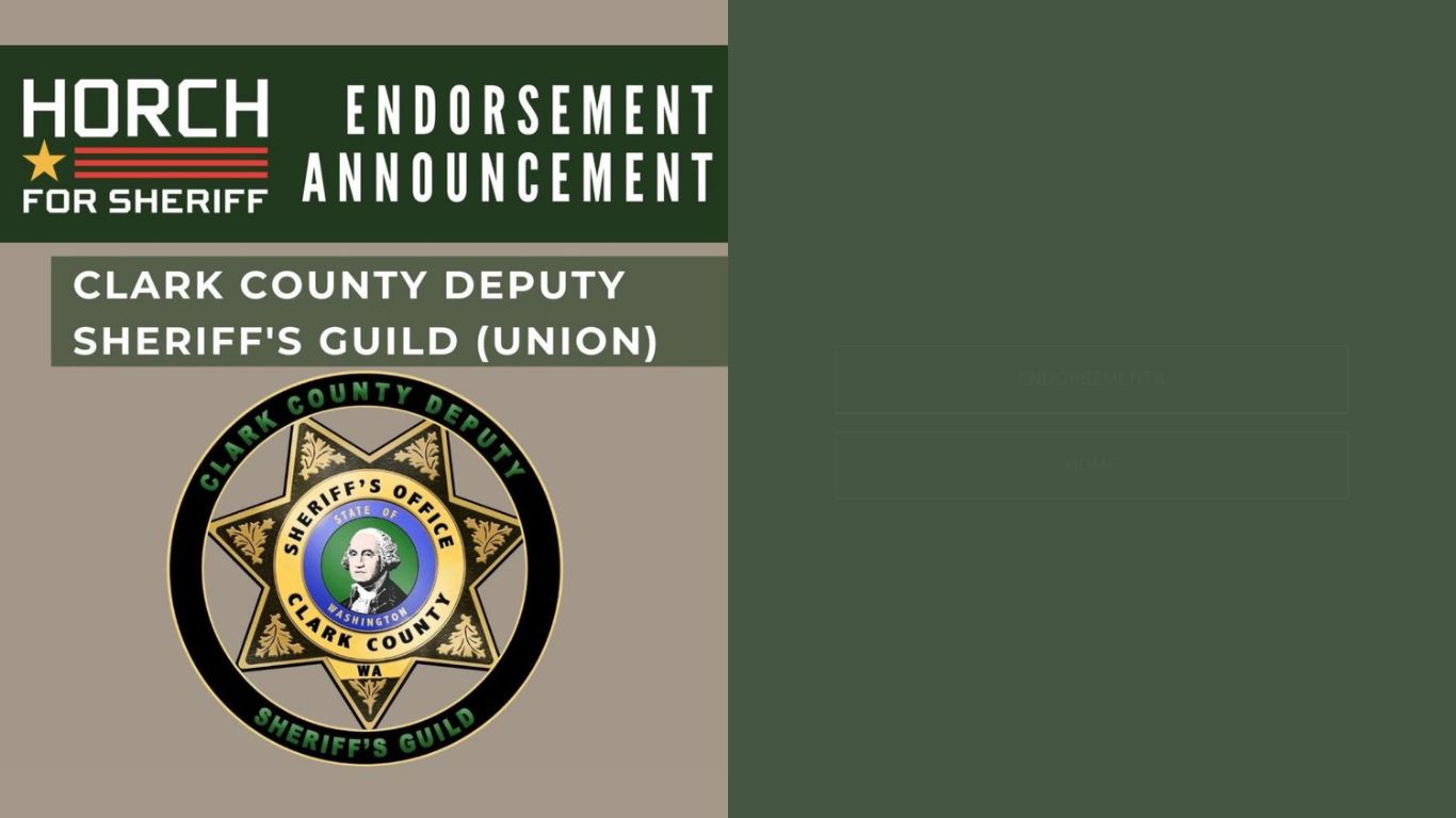 HORCH FOR SHERIFF